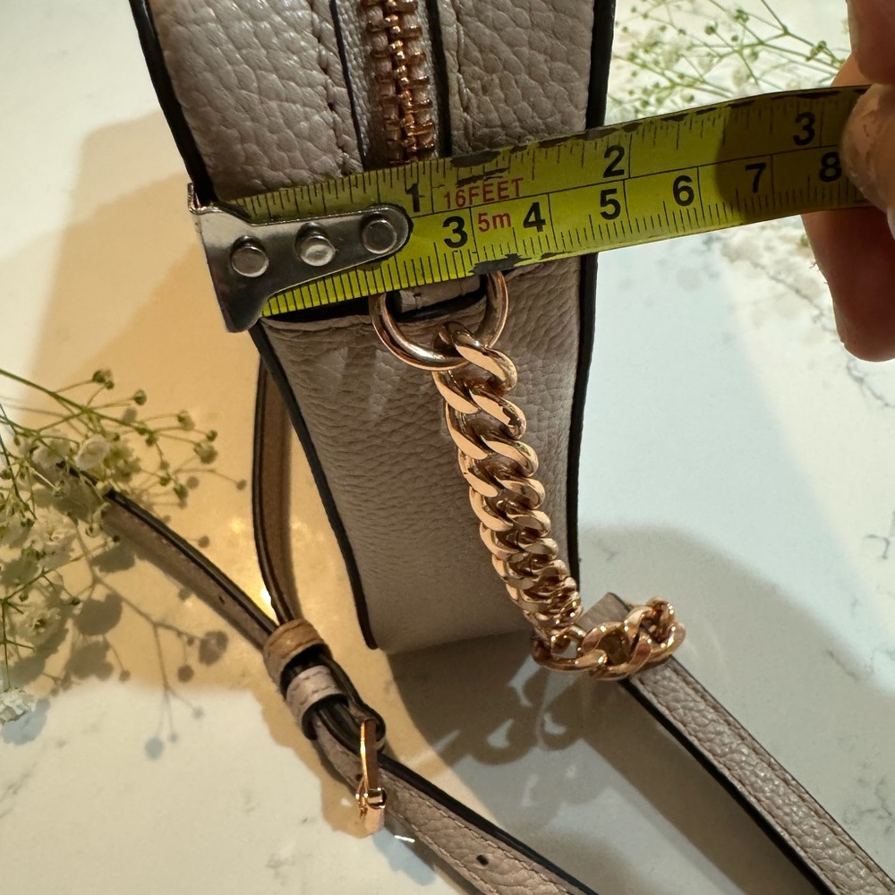 Michael Kors Floral Embellished Beige Crossbody Bag - Picture 5 of 12